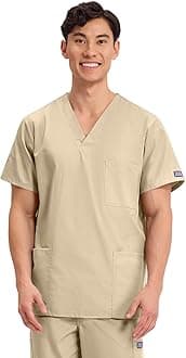 Cherokee Men's Originals Unisex V-Neck Scrubs Shirt Medical