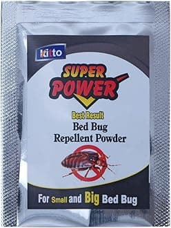 KITTO Super Power Bedbug Repellent Powder| (Makes 6 Litres of Spray Pack Of 3)| Gauranteed Result. Bed Bug Spray for Home, Kitchen, Office and Restaurant