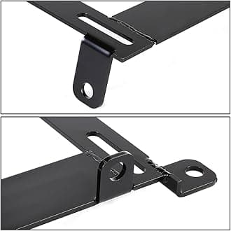 DNA MOTORING SBK-LM-RSX Pair of Low Mount Tensile Steel Seat Brackets Compatible with 02-06 RSX,Black