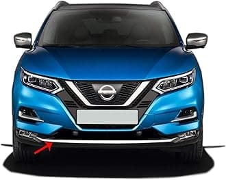 for NISSAN QASHQAI J11 Stainless Steel CHROME Front Bumper Streamer 1 Pieces (2017+)