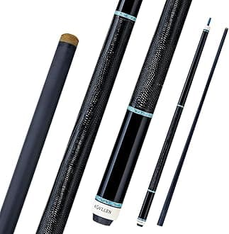 KONLLEN Carbon Fiber Pool Cue Stick 58-inch Professional Pool Sticks Low Deflection Pool Cue for Adults Ultra-Smooth Billiard Cues with 12.5mm Tip