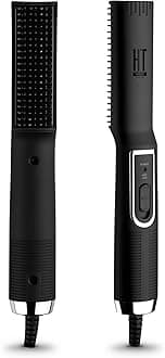 Hot Tools Men’s Beard Straightener Brush| For a Smooth Finish