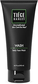 Tiege Hanley Daily Men's Face Wash - Gentle Fragrance-Free Cleansing Agent for Men - 6.5 Ounces