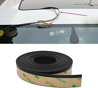 16.4Ft Car Sunroof Seal Strip, Windshield Rubber Seal Strip, Multifunctional Car Weather Stripping, Car Exterior Accessories Windshield,Small Window,Sliding Door,Sunroof Cover Seal Rubber Trim