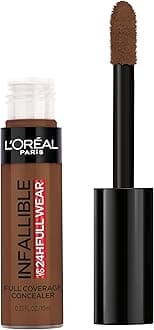 L'Oreal Paris Makeup Infallible Full Wear Waterproof Matte Concealer, Full Coverage, Espresso, 0.33 fl. oz.