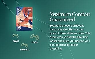 Ebreathing Soft Nasal Dilators for Improved Breathing, Snoring Relief & Sinus Congestion - Comfortable Nose Vents for Sleep, Sports & Daily Use, Focus Mint (Green_Mint Scent, Medium)