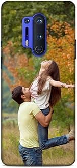 Polycarbonate Customised Mobile Back Case for Oneplus 8 Pro (Own Photo with Frame, Name, Text, Font, Color), 3D Printed Hard Mobile Back Cover for Oneplus 8 Pro, Multicolor