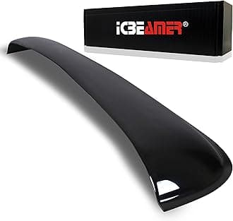 ICBEAMER 35.6" 880mm Sunroof Wind Deflector,Universal Fit Tinted Moonroof Visor for Deflecting Noise, Rain and Windy Weather, Car Accessories Sun Shade Dark Smoke Smooth/Waterproof Double Side Tape