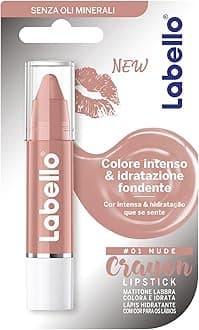 Crayon Nude Colored Lip Balm, 1 Lipstick, Color and Moisturize Lip Pencil, No Mineral Oils and Parabens