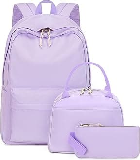 Teens Backpack Set Girls School Backpack Lunch Box Pencil Bags Student Bookbags 3 in 1