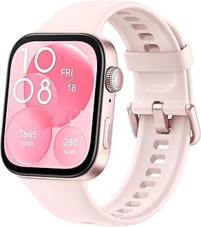 Watch FIT 3, Bluetooth Calls, GPS, Smartwatch, Aluminium Case, iOS & Android, 1.82 Inch AMOLED Display, Up to 10 Days Battery Life, Comprehensive Health & Fitness Management, Pink