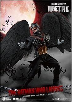 Dark Nights Death Metal The Batman Who Laughs Dynamic 8Ction Heroes Figure, 7.8-Inch Size, Multicolor