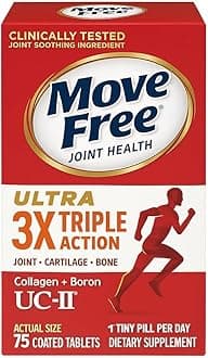 Move-Free Ultra Triple Action Joint Supplement, 1-Pack of 75 Tablets