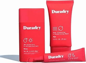 Duradry Protection System - Prescription strength antiperspirant deodorant. Specially formulated for excessive sweating or hyperhidrosis. Men & Women. FDA-Compliant formula.