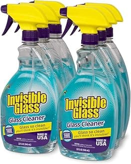 Invisible Glass Premium Glass Cleaner - 32 oz 6 Bottle Pack, 92196-6PK by Invisible Glass