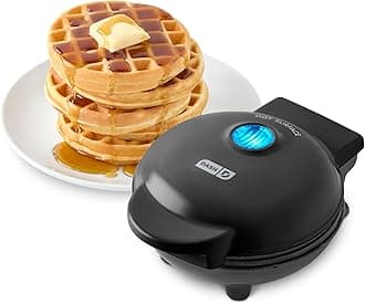Mini Waffle Maker, Black