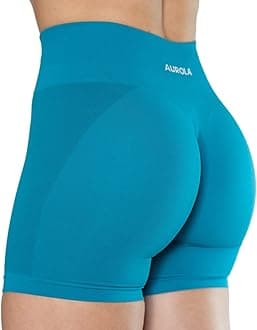 AUROLA Intensify V2.0 Women's Workout Shorts Athletic Running Shorts, Seamless High Waist Gym Yoga Shorts
