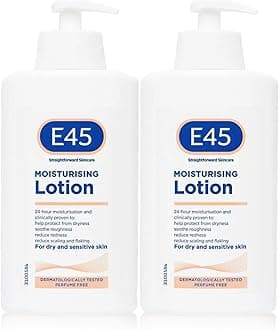 E45 2 PACK 500ML Dermatological Moisturising Lotion