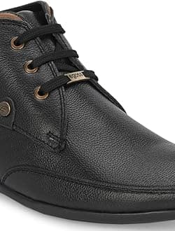 egoss Comforts Premium Genuine Leather Driving Shoe Boots For Men-G-549