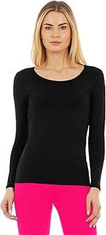 ThermajaneThermal Shirts for Women Long Sleeve Winter Tops Thermal Undershirt for Women