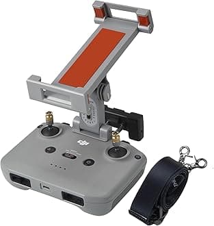 Hanatora RC-N3 N2 N1 N1C Remote Controller 4.7-13 Inch Tablet Holder Mount for DJI Flip,Neo,Air 3S/3/2S/2,Mavic 3 Classic,Mini 4K/5/4 Pro/3/2/2 SE Drone,Extended Control Phone Clip with Lanyard