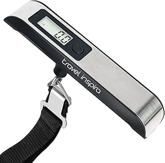 Luggage Scale, Portable Digital Hanging Baggage Scale for Travel, Suitcase Weight Scale with Rubber Paint, 110 Pounds, Battery Included