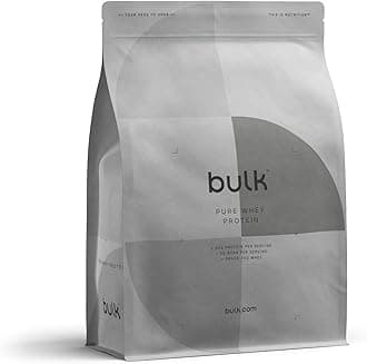 BulkPure Whey Protein Powder | White Chocolate | 22g Protein and 5g BCAAs per Scoop | Whey Concentrate Shake | Low Sugar | Supports Muscle Growth and Repair | Smooth Mixing | Vegetarian | 5kg