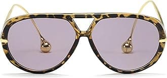 Vintage Oversized Pilot Shield Sunglasses Women Luxury Trendy Sun Glasses For Ladies Big Frame Eyewear