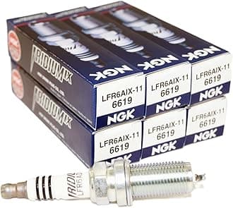 6619 Iridium Spark Plugs LFR6AIX-11-6 Pack