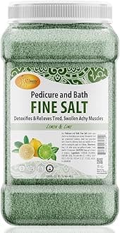 Spa Redi Pedi Bath Fine Salt, Lemon & Lime, 1 Gallon