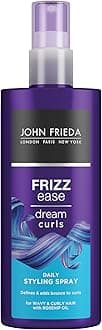 Frizz Ease Dream Curls Daily Styling Spray, Curl Reviving Spray for Curly and Wavy Hair, 200 ml