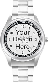Custom Photo Watch - Personalized Watches with Your Own Picture/Text - For Men & Women
