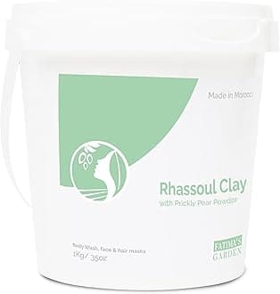 Fatima's GardenRhassoul with Prickly Pear - Hydrating Face & Hair Mask, 1Kg