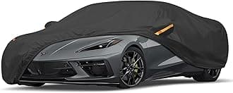 UV Protection Car Cover Windproof Dustproof Scratch Resistant Outdoor Universal Full Car Covers (5-Coupe Car Cover, C6-Fit Coupe/Cabrio-Length 204-217 inch)