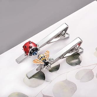 Bee Ladybug Tie Bar Clip