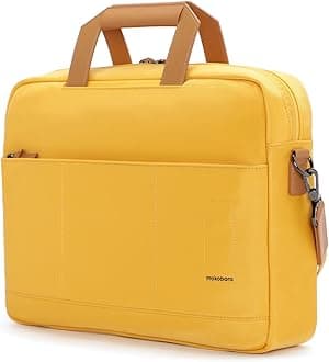 MOKOBARA'MOKOBARA Unisex-Adult Vegan Leather Water Resistant 15.6'' Laptop Compartment Cross Body Bag - 24L - 2022 - Model'