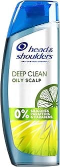 Deep Clean For Severe Oily Scalp, Anti-Dandruff Shampoo, Free of Silicones, Parabens and Paraffins, 400ml x 2