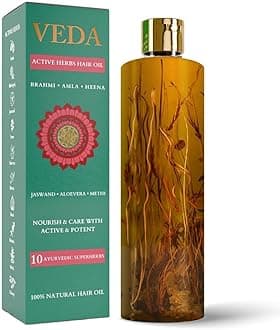 Ayurvedic Cold Pressed Hair Oil | Ayurvedic Jadi Butis Infused Oil | 500ml