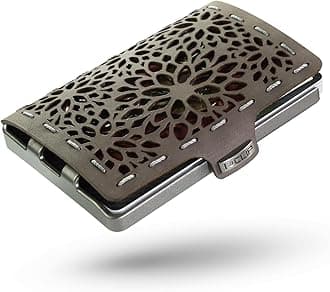 I-CLIP Original Wallet with Coinpouch - Leather Wallet - Women - Cardholder with Moneyclip - Slim Wallet - Lei