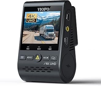 VIOFO A129 Pro 4K Dash Cam 3840x2160P Ultra HD 4K Dash Camera Sony 8MP Sensor GPS Wi-Fi, Buffered Parking Mode, G-Sensor, Motion Detection, WDR, Loop Recording