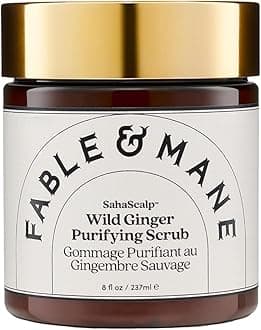 Wild Ginger Purifying Scrub, For a Flaky, Itchy or Dry Scalp. Gentle Exfoliating Cleansing Detox Treatment
