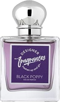 Designer Fragrances Black Poppy 50ml Women’s Eau De Parfum Spray - For Instant Freshness on The Go - Long Lasting Luxury Smelling Perfume for Your Face, Body and Skin – Great Female Gifts