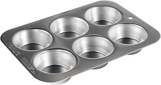 Naturals Compact Muffin Pan - Natural Uncoated Aluminum, Toaster Oven and Broiler Safe