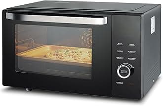 Smad Combination Microwave Oven with Air Fry 34L, 5-in-1 Microwave 1000W, Grill 2400W, Convection Oven 2400W, Intelligent Defrost, ECO, Low Temp Control, Steam Clean, Deodorization, Child Lock
