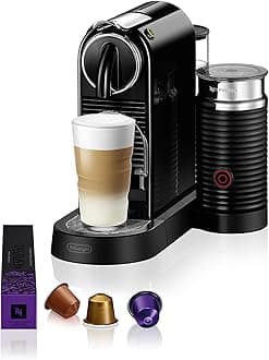 Nespresso CitiZ & Milk Coffee Machine Black by Magimix Model 11317 Espresso Cappuccino Maker UAE Version