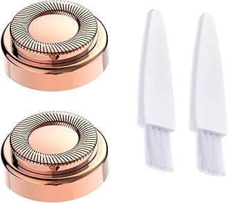 2PCS LinMei Replacement Heads Compatible for GEN 1 Finishing Touch Flawless Women's Painless Hair Remover with Cleaning Brushes