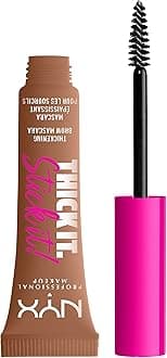 NYX PROFESSIONAL MAKEUP Thick It Stick It Thickening Brow Mascara, Eyebrow Gel - Auburn