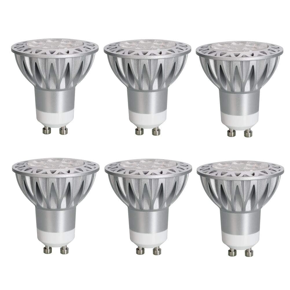 Dimmable 7W LED GU10 Light Bulbs 50W Replacement Warm White 2700k 38 Degree Beam Angle LED Spotlight 220-240V, Pack of 6