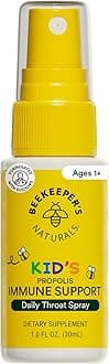 Kids Propolis Throat Spray - Natural Immune Support & Sore Throat Relief - by BEEKEEPER'S NATURALS - Has Antioxidants & Gluten-Free (1.06 oz) Pack of 1 (Kids)