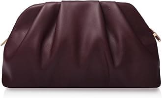 lovyoCoCo Clutch Purse for Women Soft Pleated PU Wedding Clutch, Elegant Evening Bag for Galas, Proms,Cocktail Parties